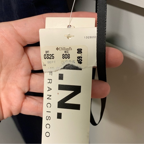 Navy blue spaghetti strap dress - Picture 4 of 5